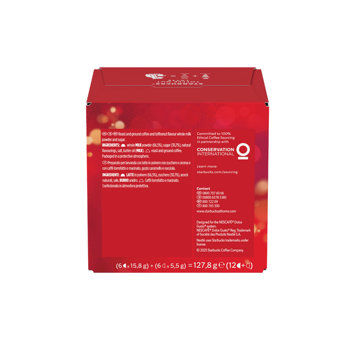 Starbucks® Dolce Gusto Toffee Nut Latte