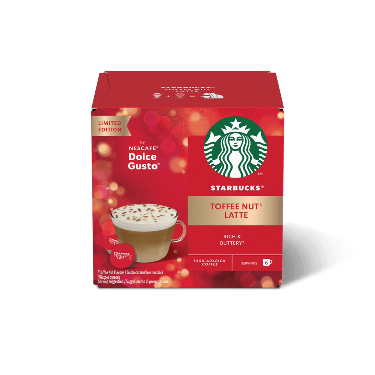 Starbucks® Dolce Gusto Toffee Nut Latte