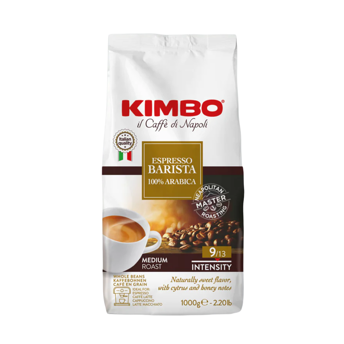 Kimbo Espresso Barista Whole Beans 1KG