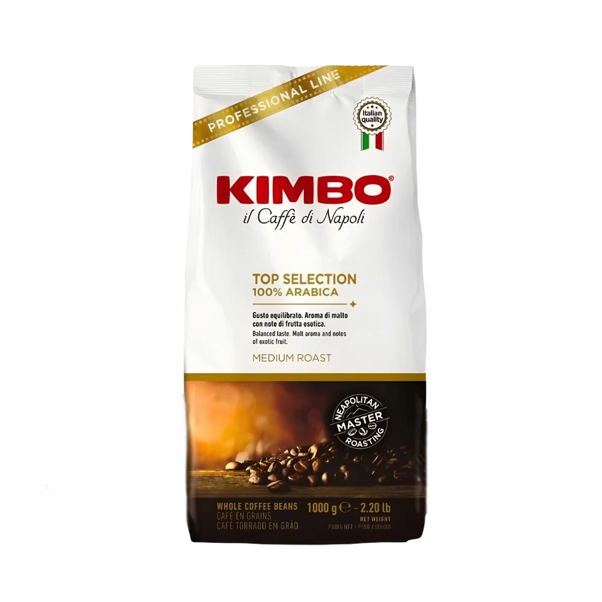 Kimbo Top Selection Whole Beans 1KG