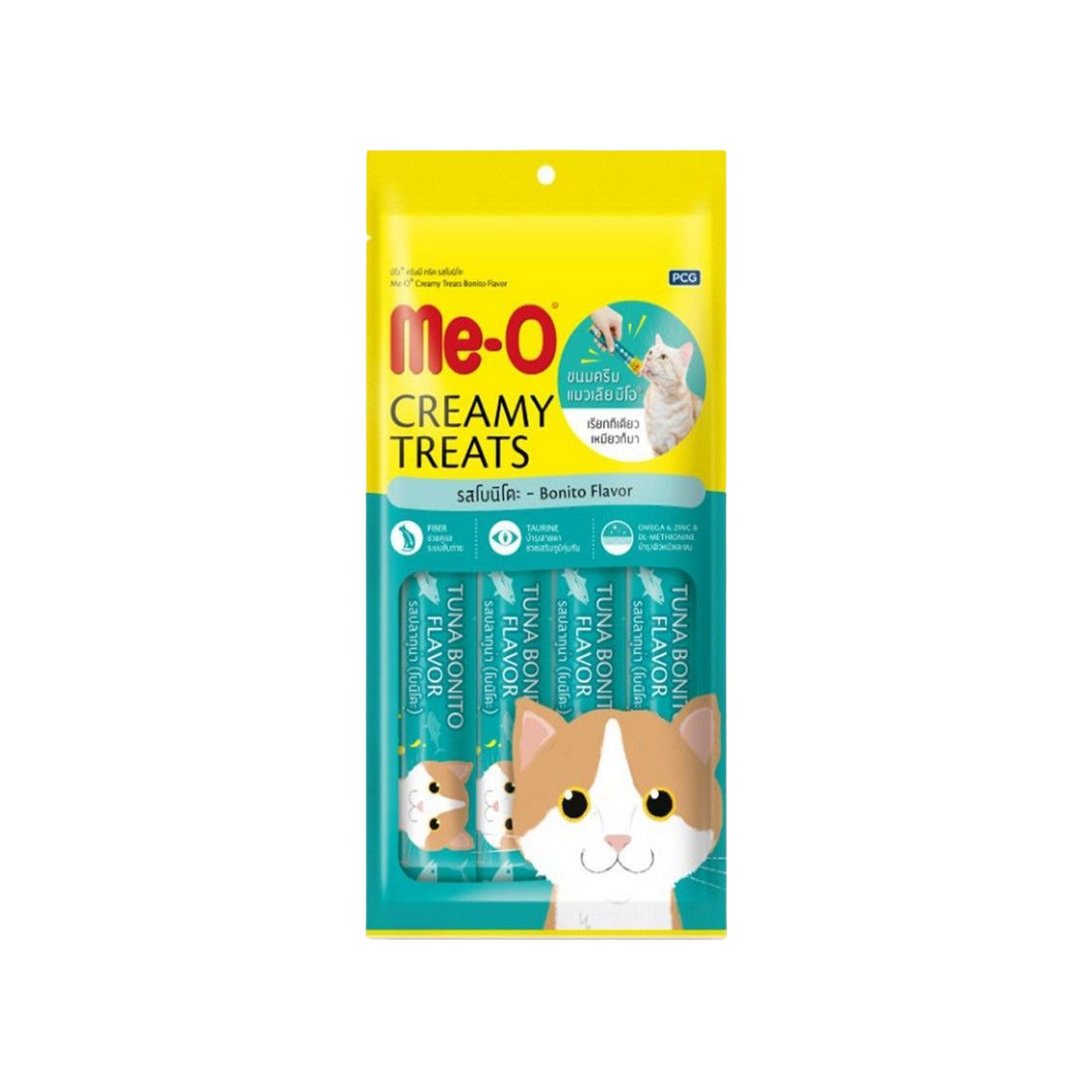 Me-O Tuna Bonito (Creamy Treats) 4X15G