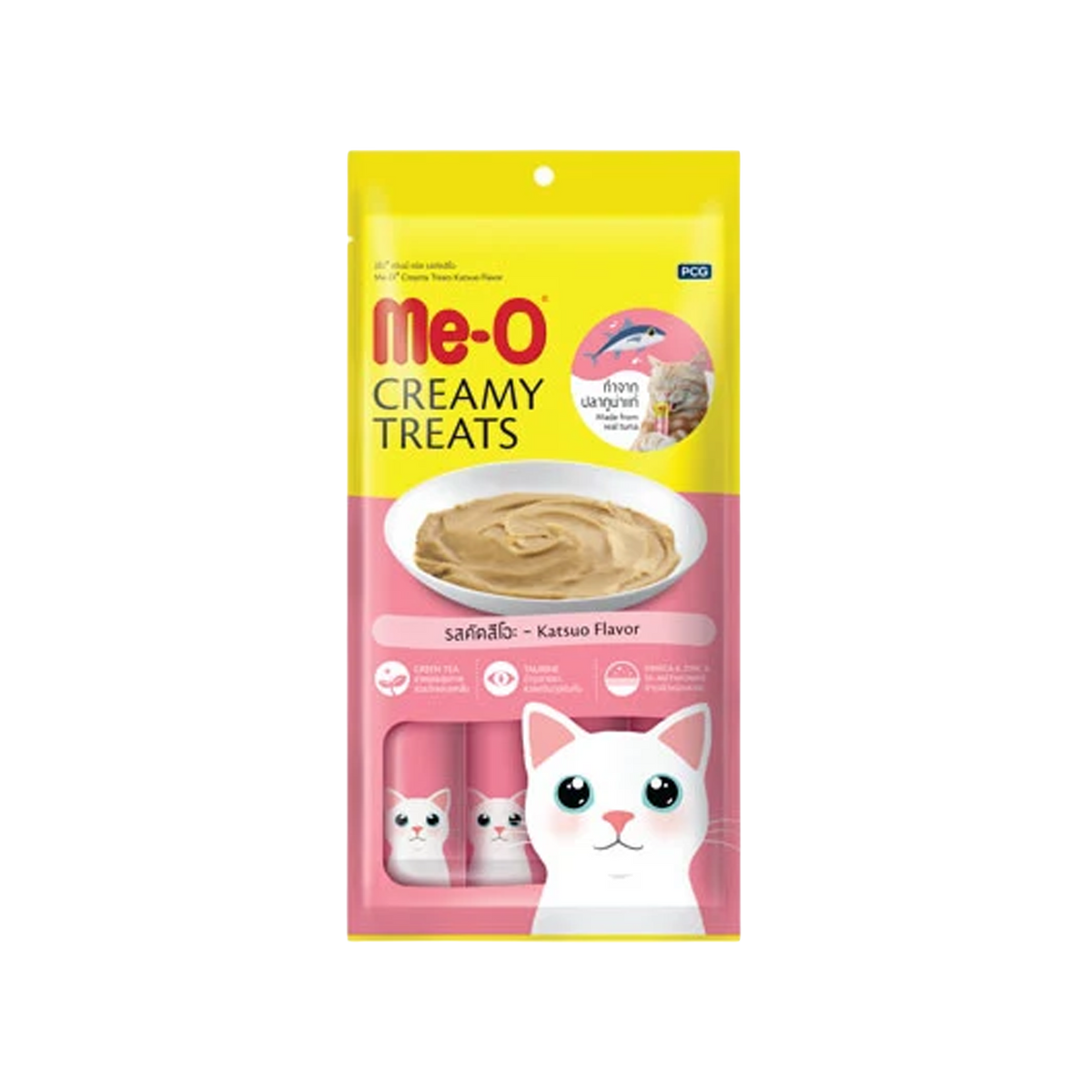 Me-O Tuna Katsuo (Creamy Treats) 4X15G