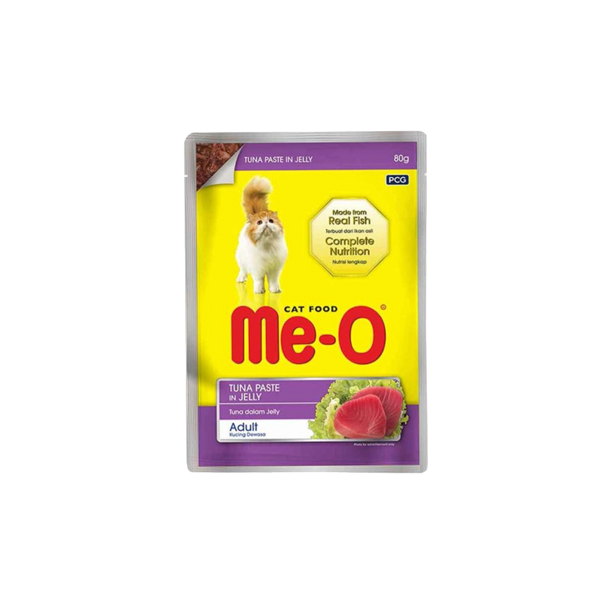 Me-O Tuna In Jelly (Pouch) 80G