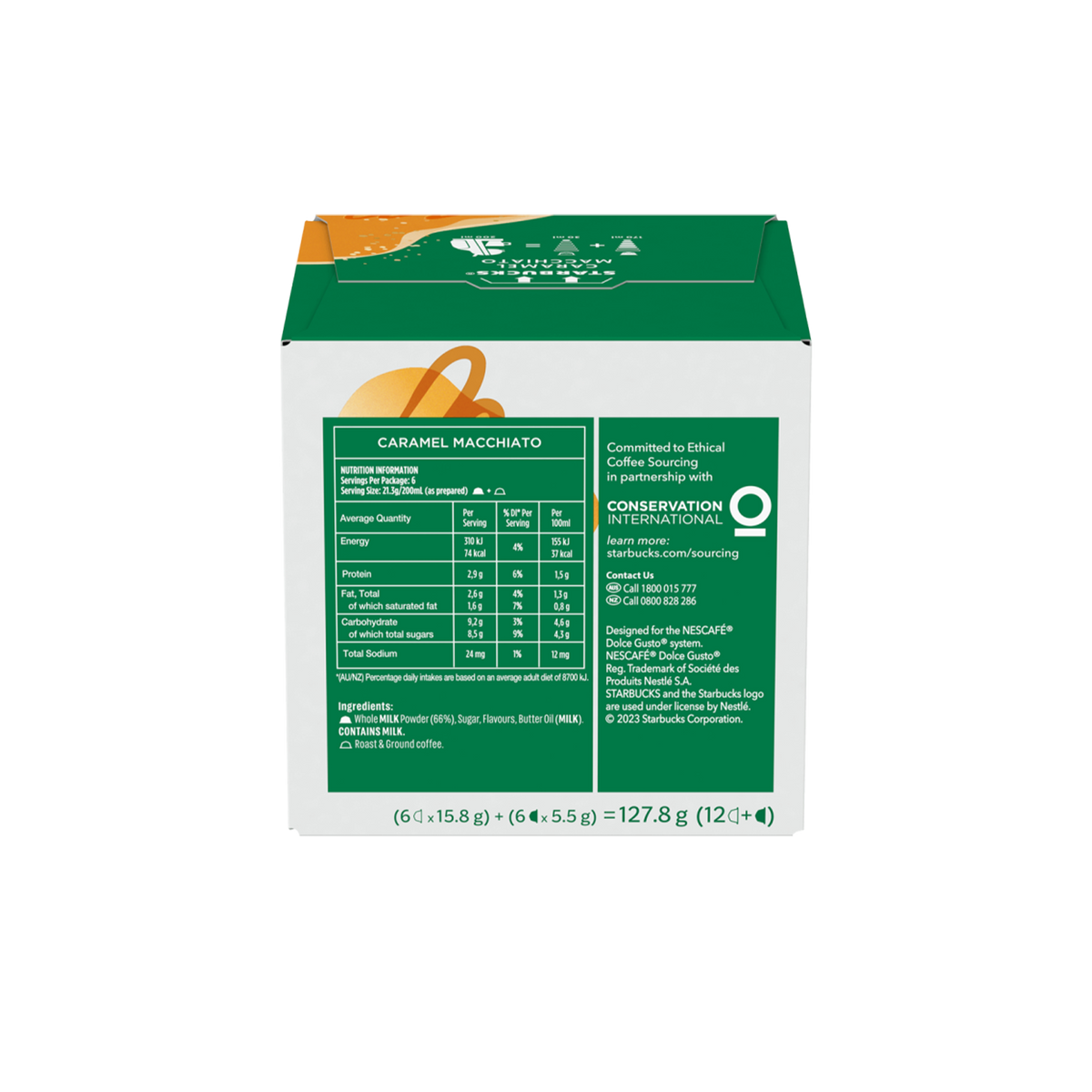 Starbucks® Dolce Gusto Caramel Macchiato