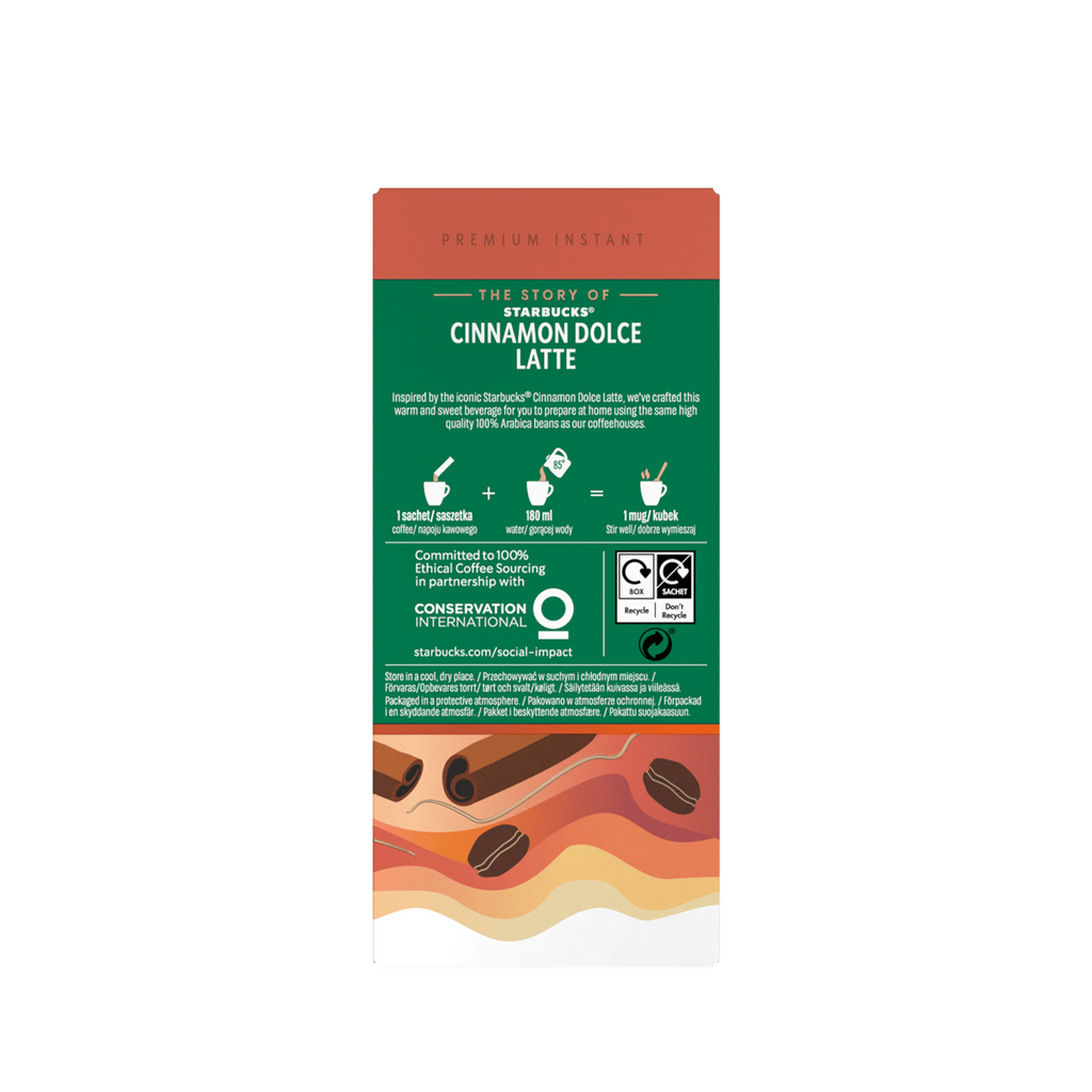 Starbucks® Cinnamon Dolce Latte Premium Instant Mix