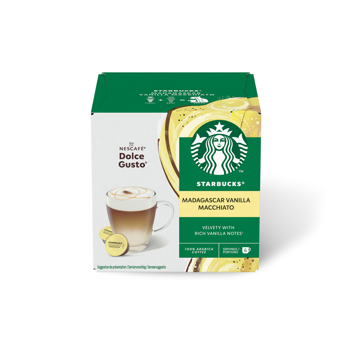 Starbucks® Dolce Gusto Madagascar Vanilla Machiatto