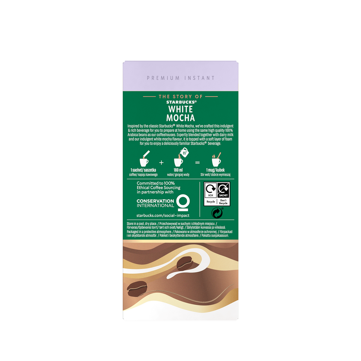 Starbucks® White Mocha Premium Instant Mix